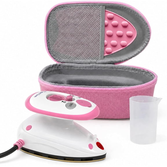 Premium Mini Steam Iron Set Pink Bestseling