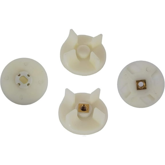 Premium Mixer Grinder Coupler Set for Preethi Eco Plus Blue Leaf Sumeet Kenstar and More 2 Motor & 2 Jar Couplers, Durable Plastic Replacement Parts