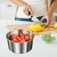 thumbnail image 1 of Premium Mixing Bowls With Lids Set, Airtight Lids, Thicker Stainless Steel, Non-Slip Base, Steel Bowls with Lid for Kitchen, Large Prep Metal Bowl Set, 1 of 7