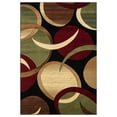 thumbnail image 1 of Premium Hand Carved Abstract Modern Rug Contemporary Colorful Thick Carpet Design 1062 (5'2"x7'5",Black), 1 of 6