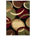 thumbnail image 1 of Planet Rugs Modern Area Rug, Black, Loomed, Fade Resistant, 6'6" x 9'2", 1 of 8
