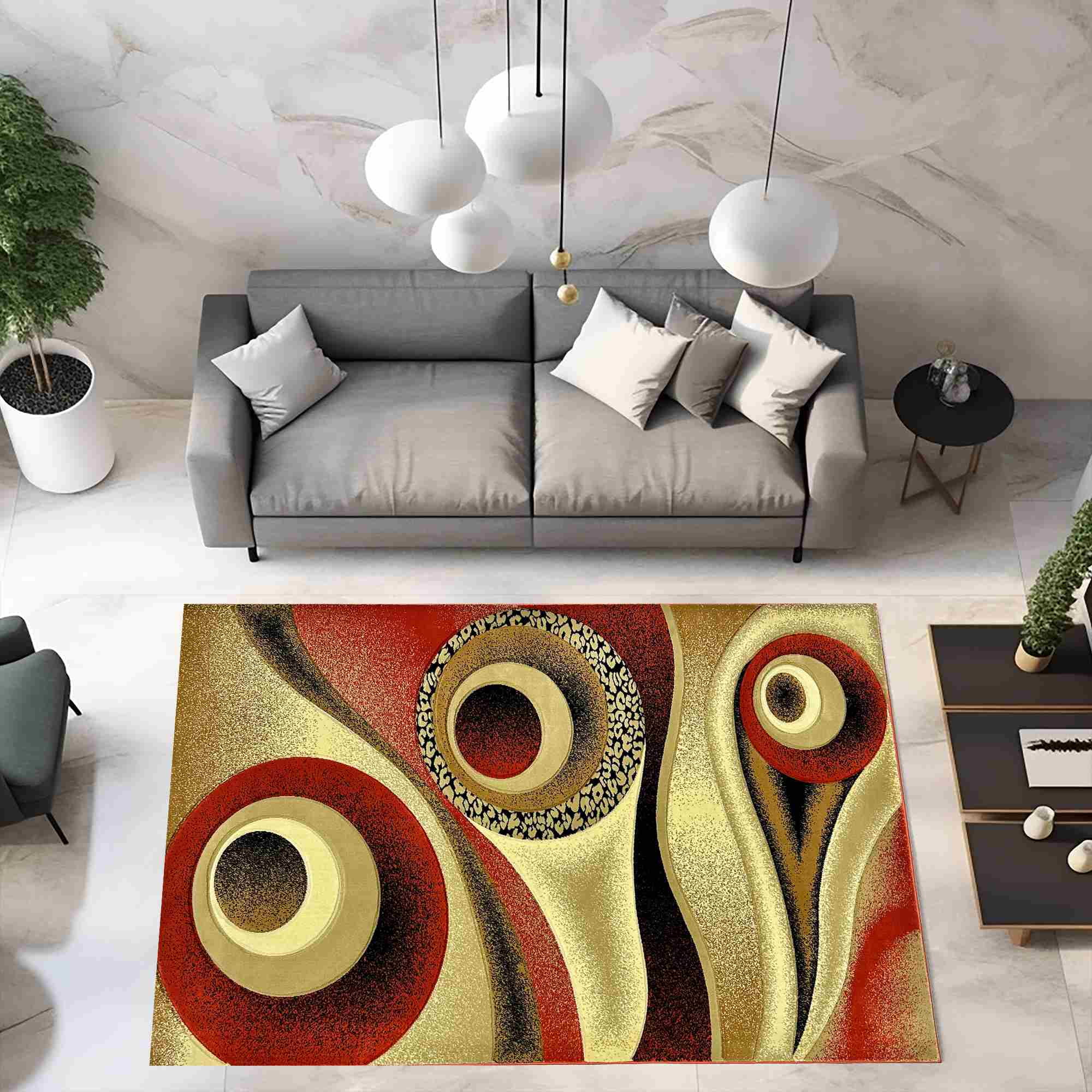 Planet Rugs Premium Abstract Modern Rug 5'2