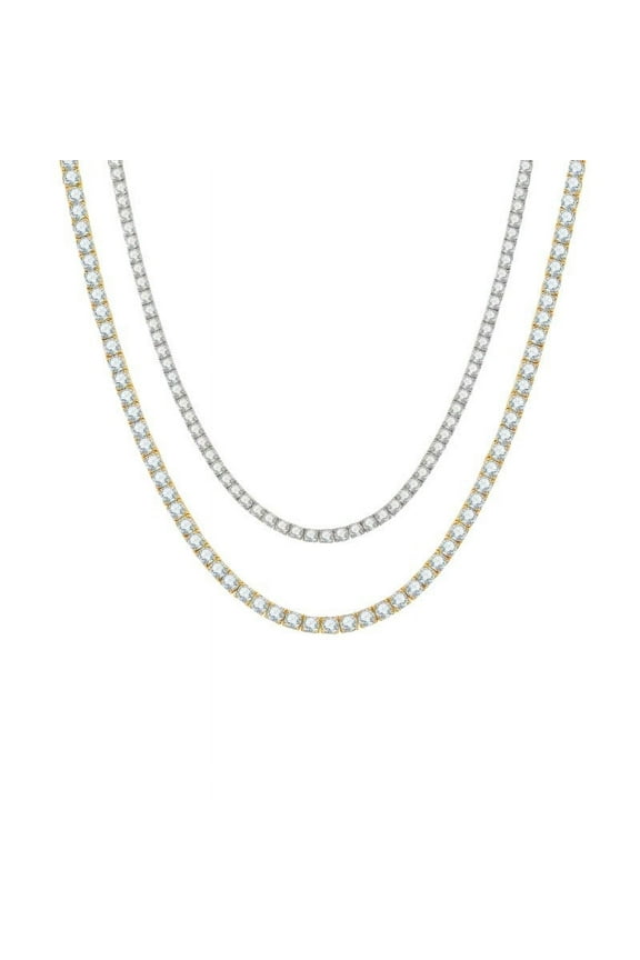 Premium Moissanite Tennis Necklace - Fashionable Style - Durable Unisex Jewelry for Men & Women - Boosts Allure and Confidence