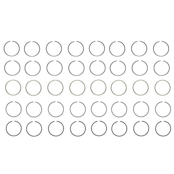 Premium Moly Piston Ring Set (Size .045) | Compatible with various GM/Ford/Chrysler High Performance Engines | File to Fit