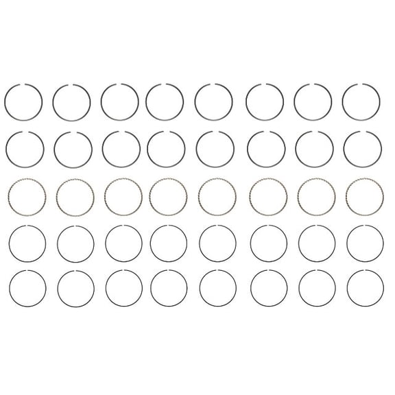 Premium Moly Piston Ring Set (Size .065) | Compatible with various High Performance GM/Chrysler 383/426 / 454/496 Engines | File to Fit
