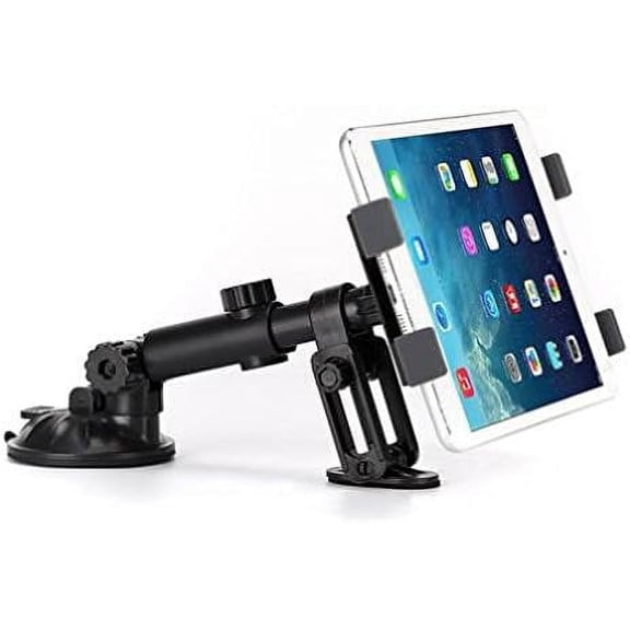 Premium  Mount Tablet Holder Swivel Cradle board Dock Stand Suction Black Adjustable for Coby 7-Inch Android 4.0 MID7065-8 - Coby Kyros MID7012 7