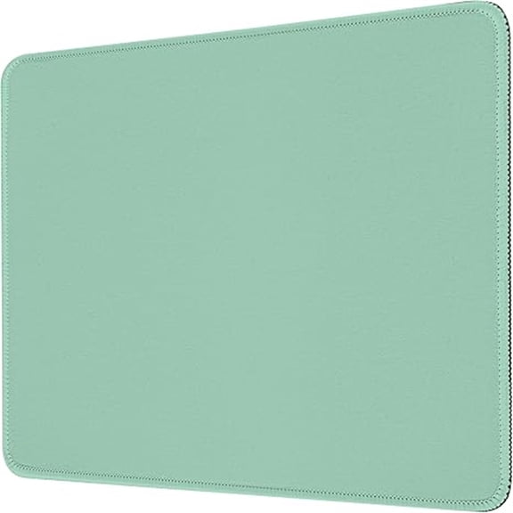 Premium Mouse Pad with Stitched Edges  10.2 x 8.3 in | Smooth, Washable Mat with Non-Slip Base | Personalized Cute MousePads for Laptop, Computer, Office, Home (Mint Green)