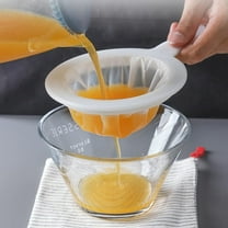 Premium Multi-Mesh Strainer 80 Mesh, Nylon & Plastic Fine Mesh Sieve for Tea, Coffe, Nut Milk, Juice, Broth, Smoothies, Reusable & Easy to Clean, Durable,Dishwarer Safeharlik