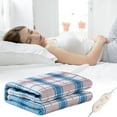 thumbnail image 1 of Premium Multi-Zone Electric Heated Mattress Pad King Size, 4.9x2.3 Ft, Overheating Protection Control, Dual Controllers, Auto Off, Individual Body and Feet Settings, Machine Washable, 1 of 8
