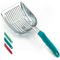 thumbnail image 1 of Premium Multicat Cat Litter Scoop | Solid Metal | Litter Box Tray Pan Sifter, 1 of 6