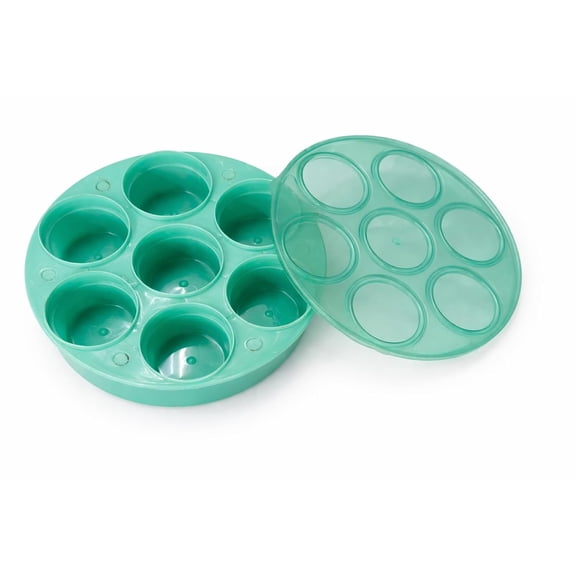Premium Multipurpose 7 Section Plastic Masala Box | Small Spice & Mukhvas Storage Container | Pooja Samagri Organizer | Kitchen Masala Dani | Compact Plastic Storage Box for Spices & Small Items