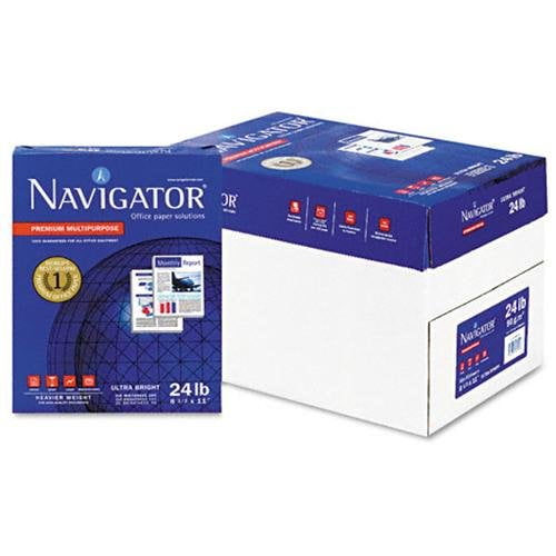 SOPORCEL NORTH AMERICA NMP1124 Premium Multipurpose Paper, 99 Brightness, 24lb, 8-1/2 X 11, White, 5000/carton