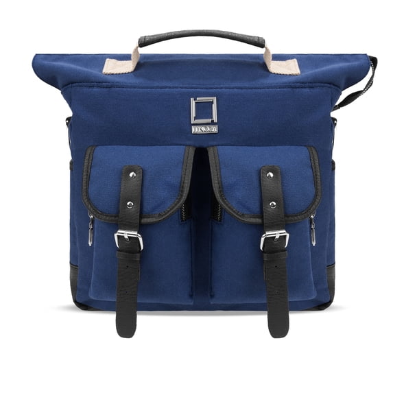 Premium Multipurpose Hybrid Convertible Backpack Messenger Bag with Top Handle, Multiple Pockets for 13 inch Laptops