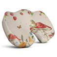 thumbnail image 1 of Premium Mushroom Pattern Memory Foam Seat Cushion Ergonomic Chair Pad for Office Chair, Car, Airplane & Bleachers Sciatica, Tailbone Hip & Back Pain Relief - Chair Cushion for Long Office Workers., 1 of 5