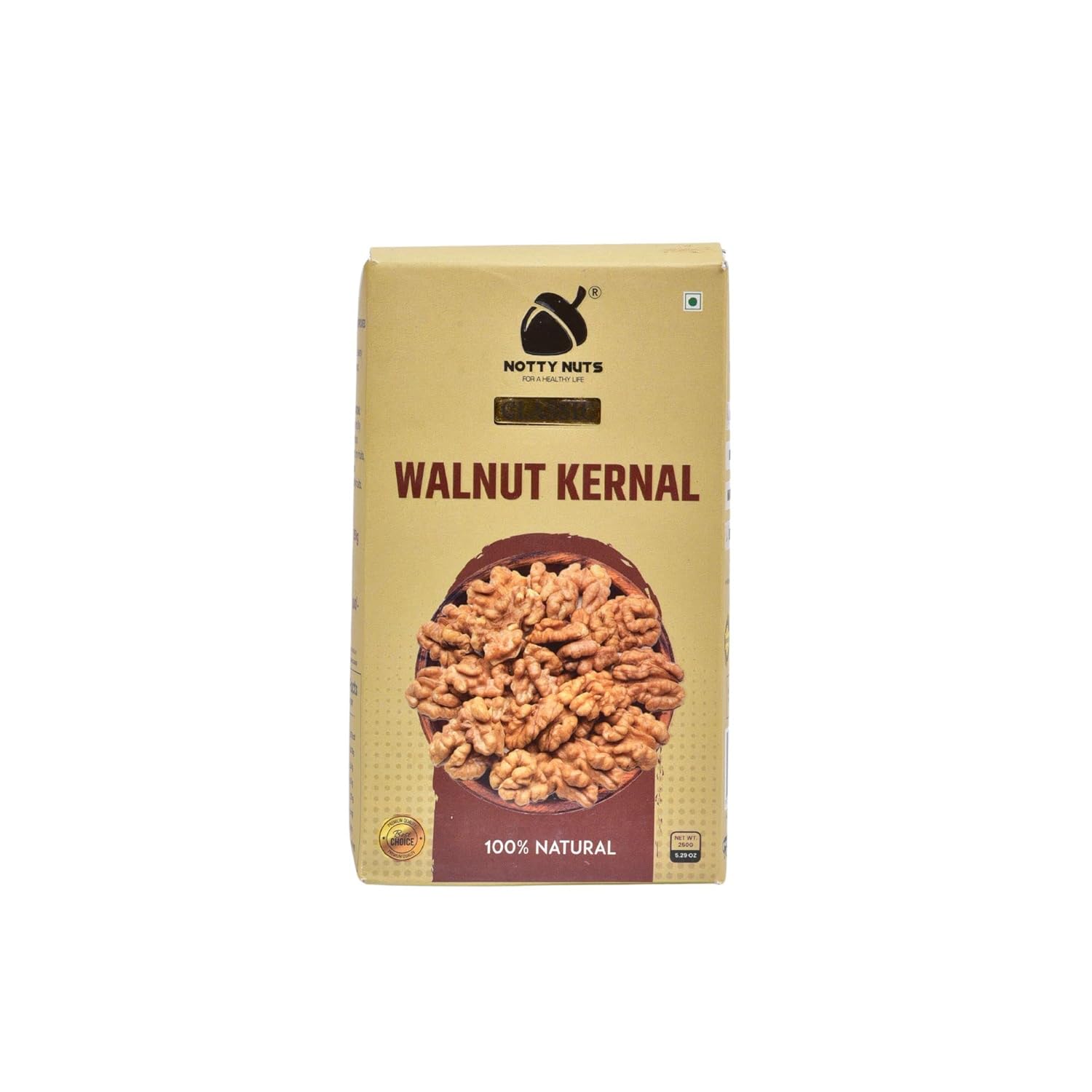 Premium Natural Classic Walnut Kernels By Notty Nuts 250gm, Good