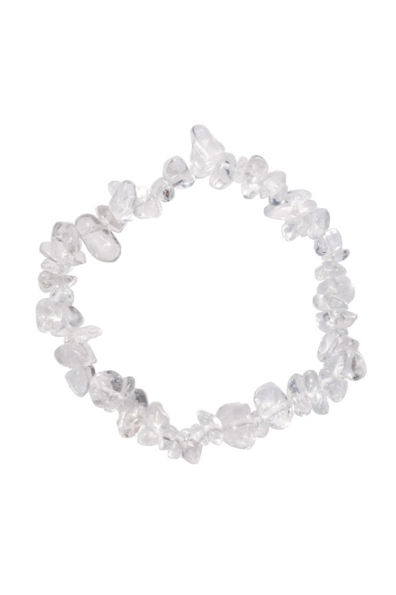 Premium Natural Crystal Chip Bead Bracelet, Crystal Gemstone Bracelet Natural Stone Stretch Jewellery