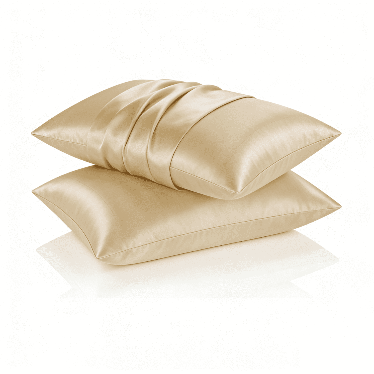 Premium Natural Mulberry Silk Pillowcase for Hair and Skin Made in Germany, 22 Momme 6A Silk Pillow Cases Standard Size with Zipper, Ideal for Women's Beauty Sleep, 2 Pcs 20"x26'', Standard