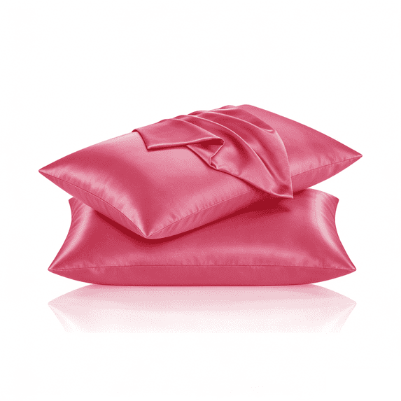 Premium Natural Mulberry Silk Pillowcase for Hair and Skin Made in Germany, 22 Momme 6A Silk Pillow Cases Standard Size with Zipper, Ideal for Women's Beauty Sleep, 2 Pcs 20"x26'', Standard