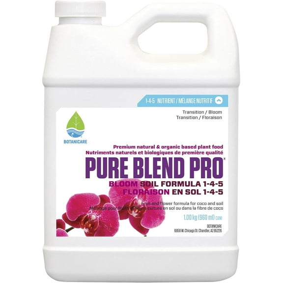 Premium Natural & Organic Based Plant food Botanicare pure blend pro bloom soil Formula 32oz