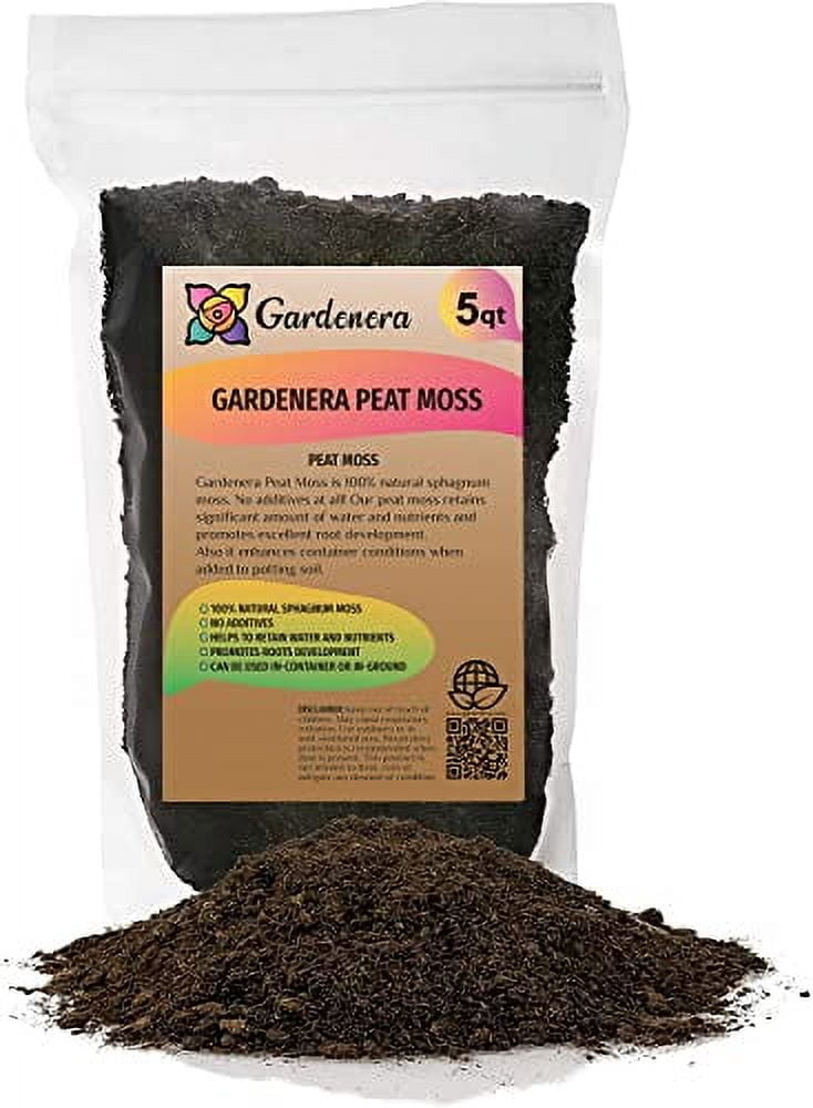 Premium Natural Sphagnum Peat Moss - Gardening Soil Amendment and ...