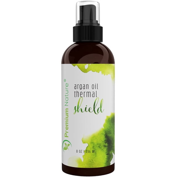 Premium Nature Argan Heat Shield: Ultimate Argan Thermal Hair Protector Spray 8oz