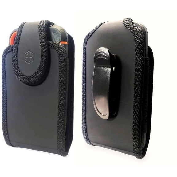 Premium Neoprene Swivel Cell Phone Carrier Holster Men Cell Phone Belt Holder, for iPhone Holster 11 Pro Max iPhone 7 Plus 8 Plus 12 13 Pro Max, Rugged Clip Belt Phone Pouch Fit Defender or Thick Case