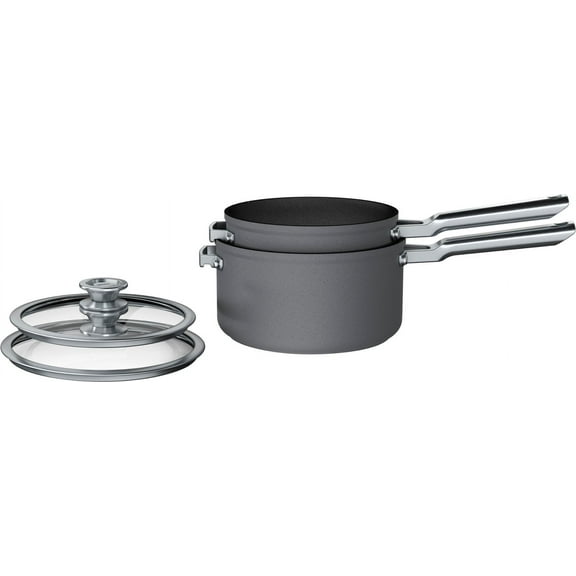 Premium Nest System 4-Piece Cookware Set - Gray