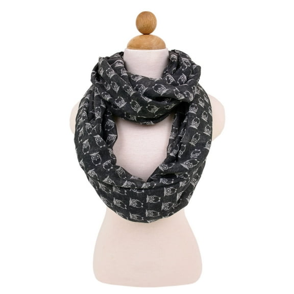 Premium Night Owl Infinity Loop Fashion Scarf