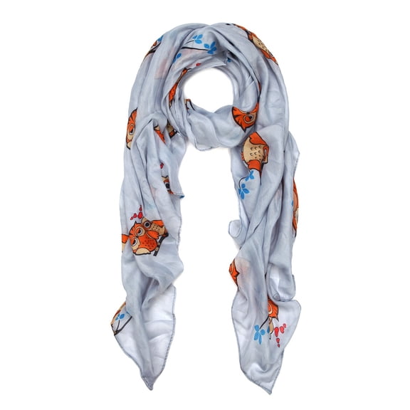 Premium Night Owl Print Fashion Scarf Wrap