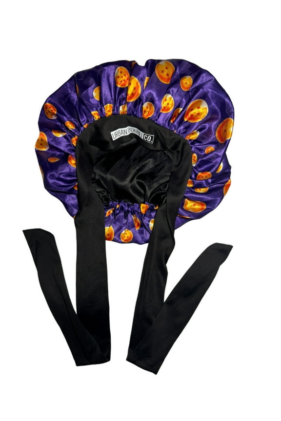 Premium Non Slip Satin Hair Bonnet for Men Women Curly Hair, Dreadlock Loc Cap Silk Double Layer Sleeping  Shower Wrap Anime Soft Band With Tie