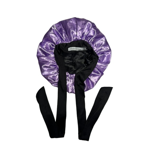 Premium Non Slip Satin Hair Bonnet for Men Women Curly Hair, Dreadlock Loc Cap Silk Double Layer Sleeping Shower Wrap Anime Soft Band With Tie