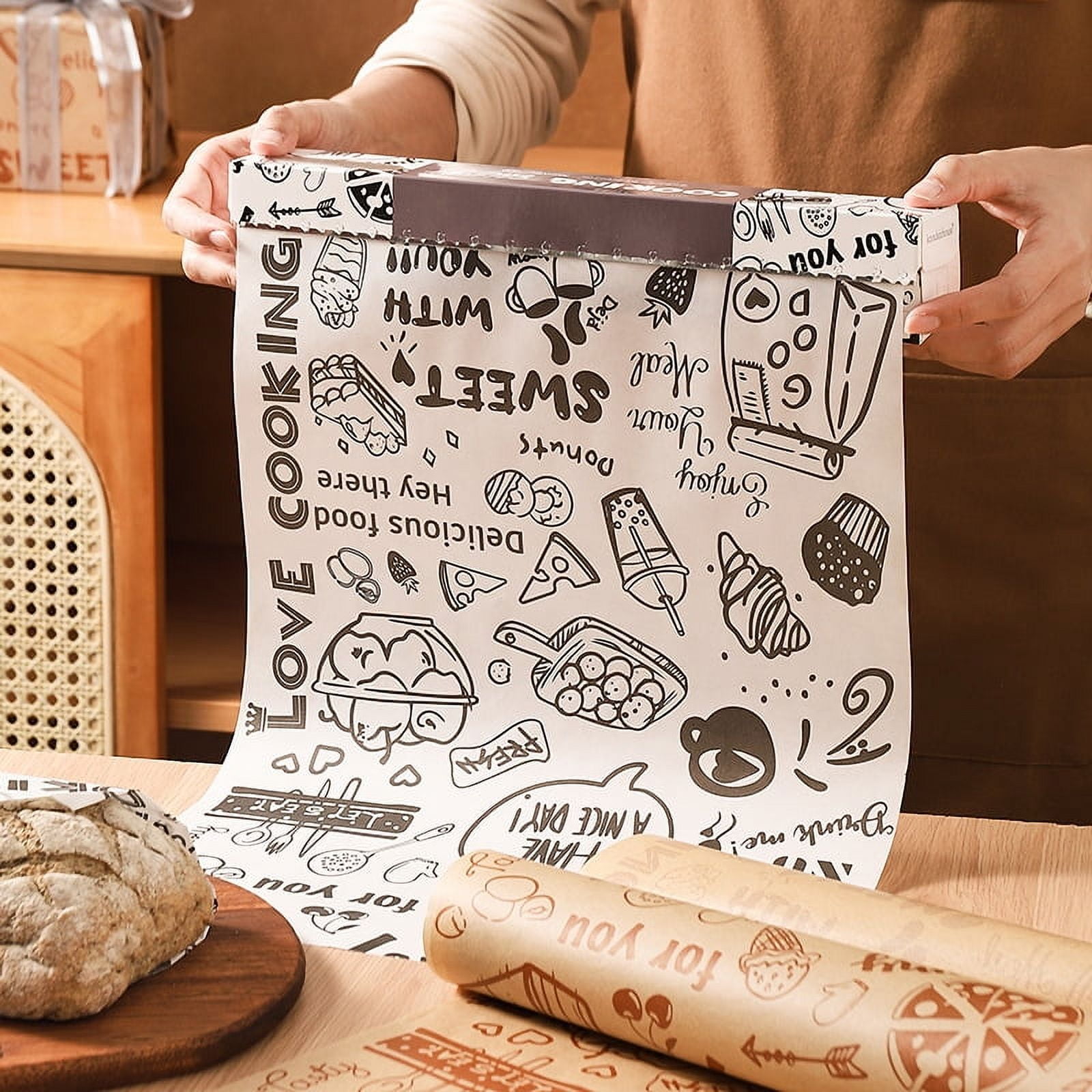 Premium Non-Stick Baking Paper Set for Air Fryer & Oven - Food-Grade ...