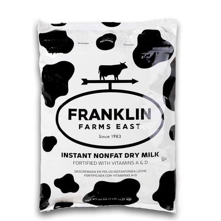 Premium Nonfat Dry Milk - 5 Pound Bag Bulk