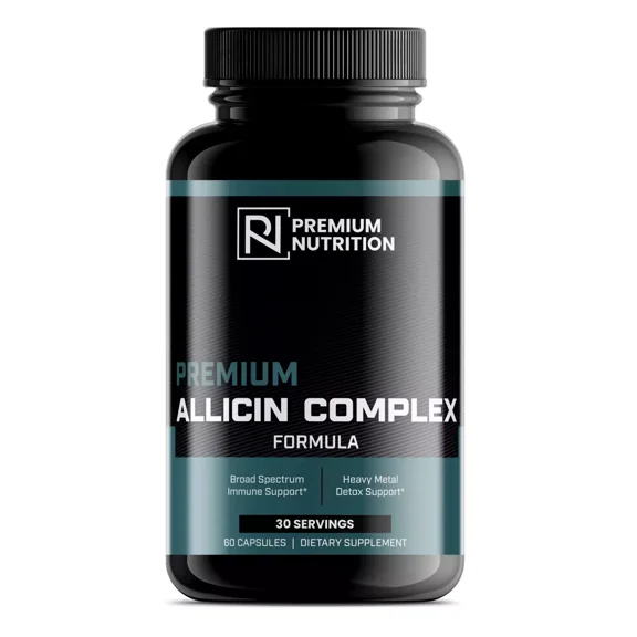 Premium Nutrition Allicin Complex Formula Support Cardiovascular Health 4 oz