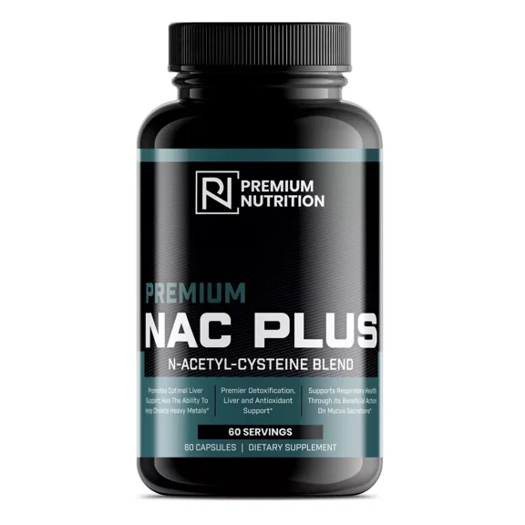 Premium Nutrition NAC Plus Support Healthy Detoxification Antioxidant Status 4oz