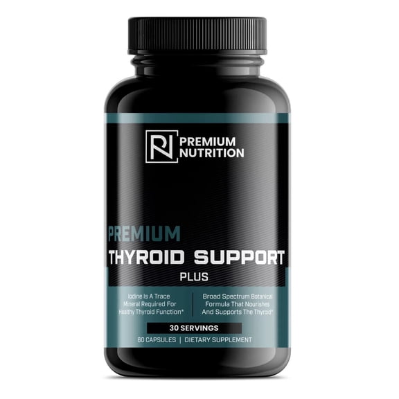 Premium Nutrition Thyroid Support Plus Supplement For Support Thyroid Health 4oz