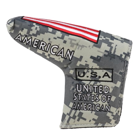 Premium Nylon Golf Putter Head Cover & Closure, Pattern - Replacement Golf Blade Headcover