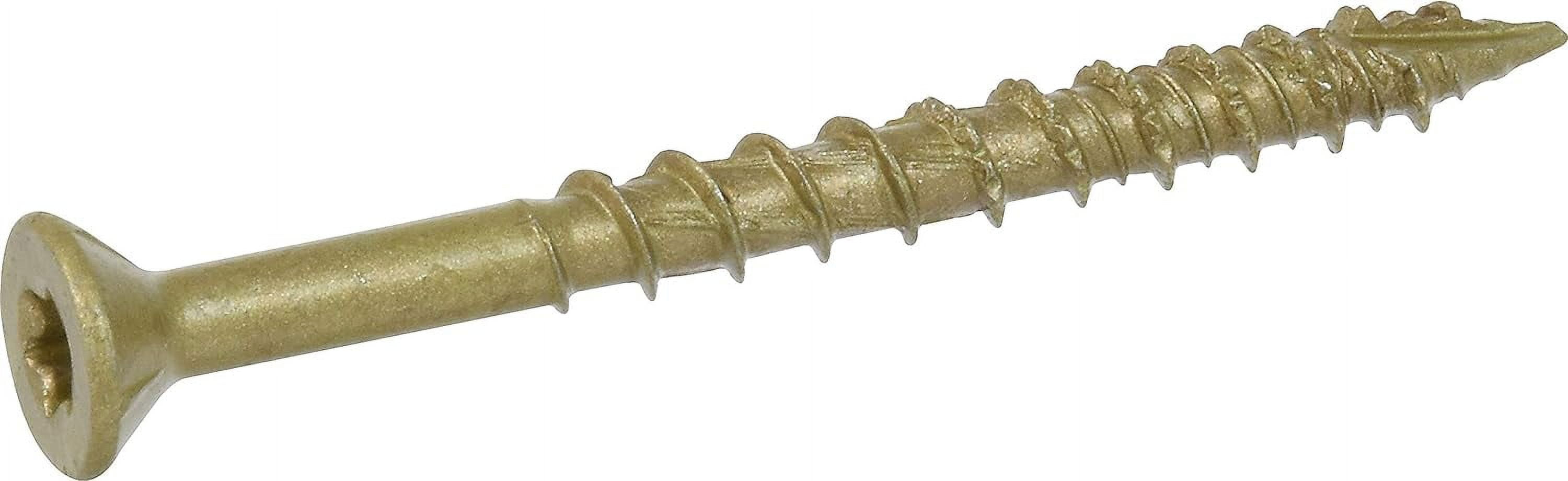 Premium One MultiMaterial Flat Head Screws, Epoxy Coated Steel, Fasten