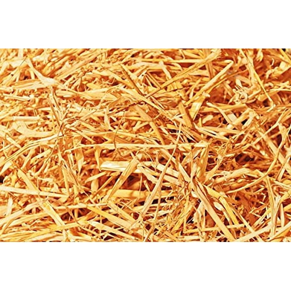 Premium Organic 100% Natural Straw for Animal Bedding, Garden Mulch, Compost & Fertilizer, and Grass Cover (4 lbs)