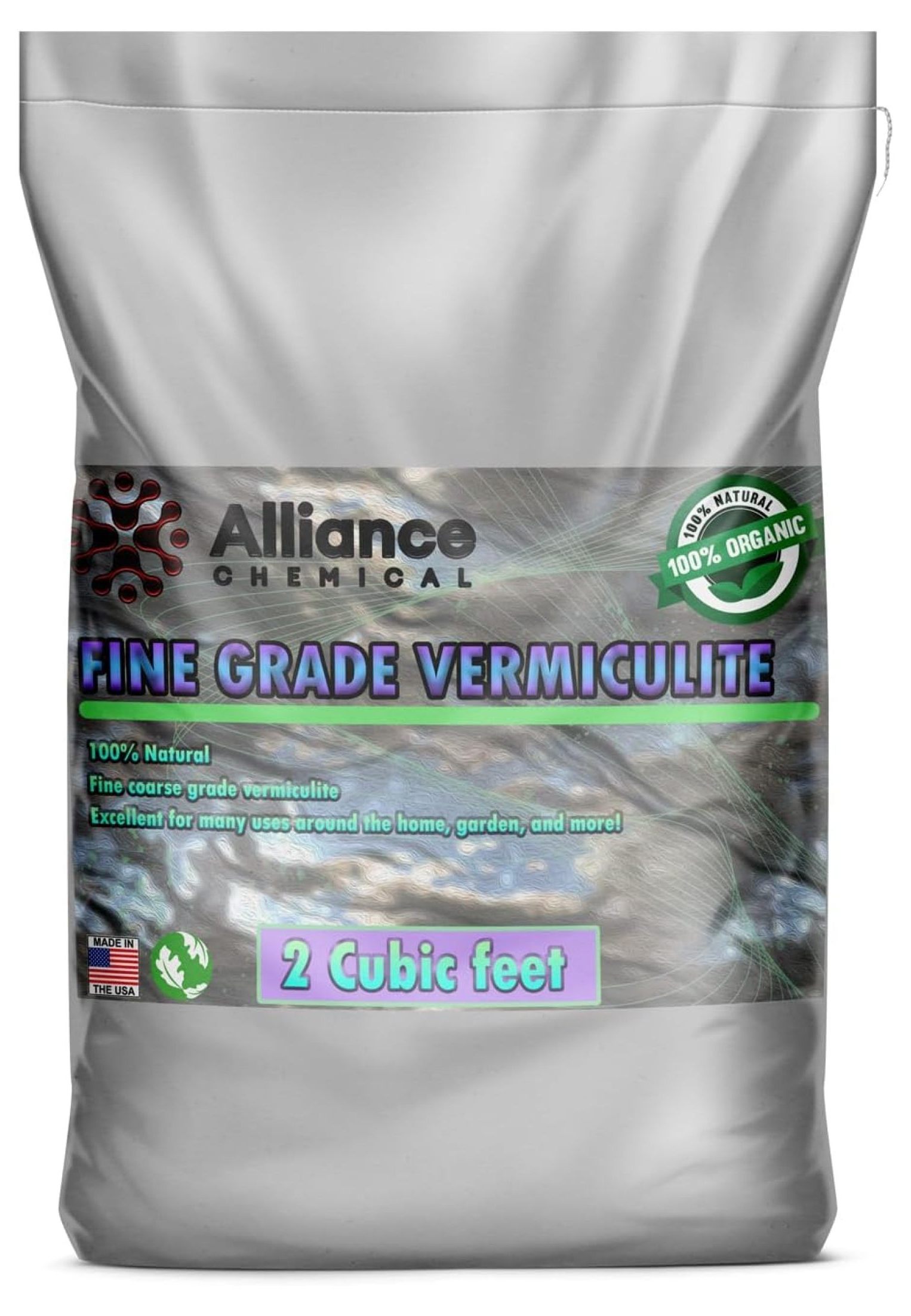 Premium Organic Fine Vermiculite 2 Cubic Feet (51 Quarts) Soil