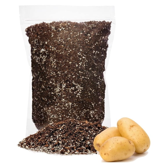 Premium Organic Potting Soil - 4 Quart - The Ideal Growing Medium for Delicious and Nutritious Homegrown Potatoes
