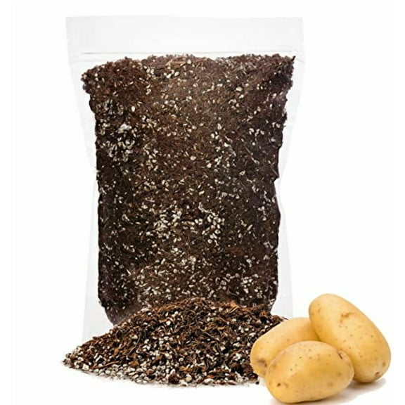 GARDENERA Premium Organic Potting Soil - 5 Quart - The Ideal Growing Medium for Delicious and Nutritious Homegrown Potatoes