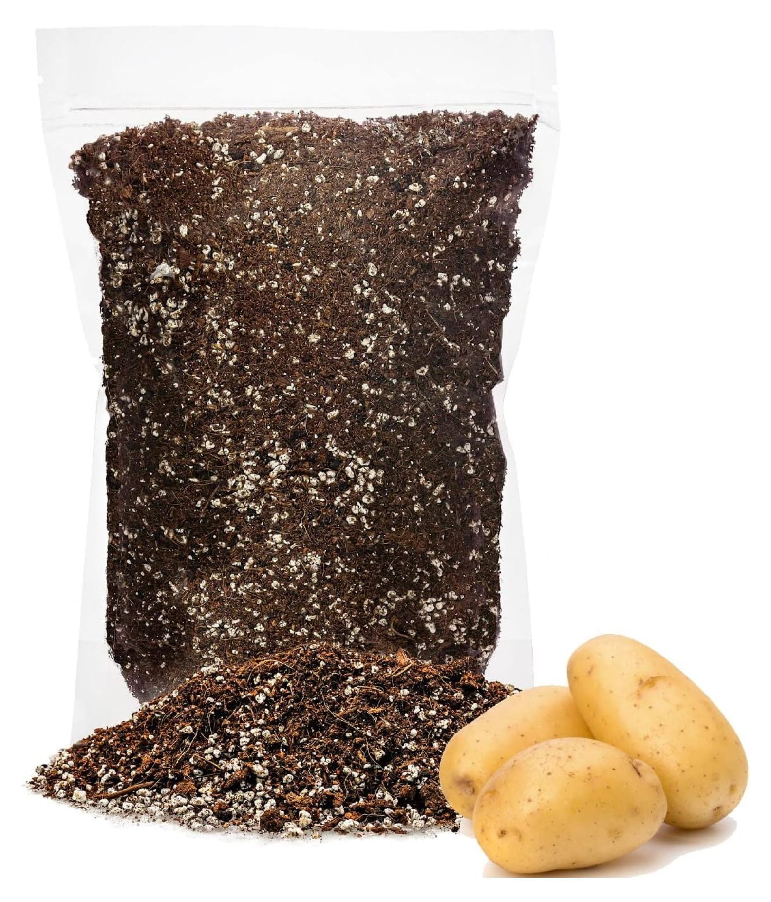 Premium Organic Potting Soil - 5 Quart - The Ideal Growing Medium for ...