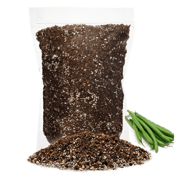 ⭐ Premium Organic Potting Soil for Green Beans - (10 Quart Bag)