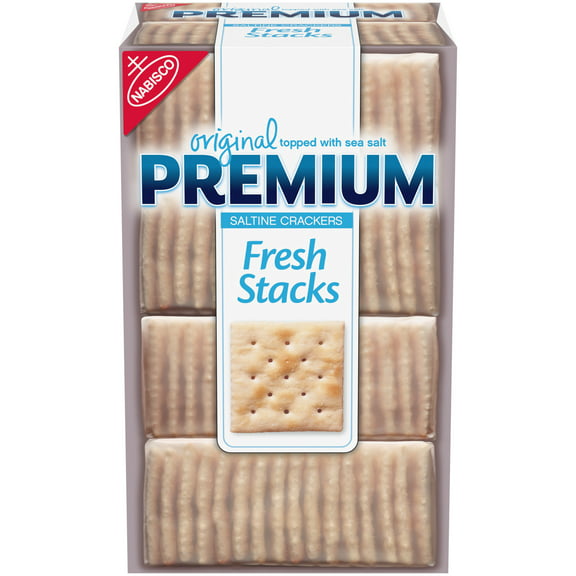 Premium Original Fresh Stacks Saltine Crackers, 13.6 oz