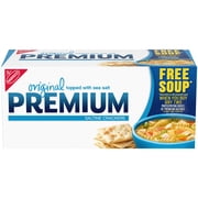 Premium Original Saltine Crackers, Lunch Snacks, 16 oz