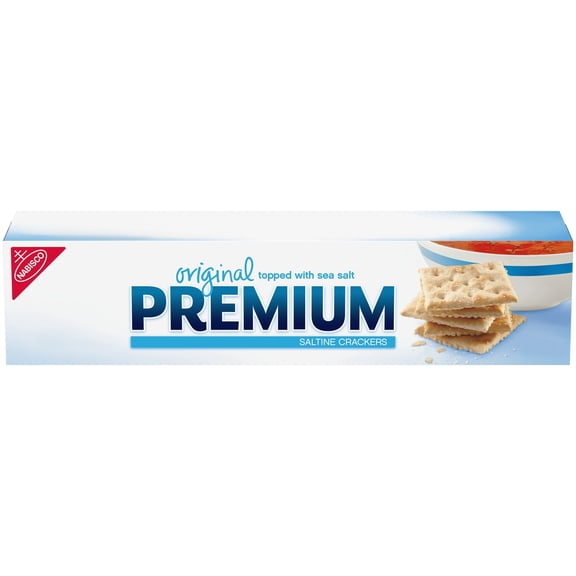 Premium Original Saltine Crackers, Lunch Snacks, 4 oz