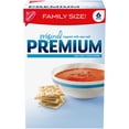 thumbnail image 1 of Premium Original Saltine Crackers, Lunch Snacks, Family Size, 24 oz, 1 of 18