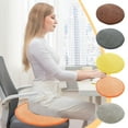 thumbnail image 1 of Premium Outdoor Seat Cushions 30x30 Solid Wood Round Stool Chair Cushions Fours Seasons Universal Thickening Cushions Round Sponge Stool Seat Cushions Thickening Black, 1 of 7