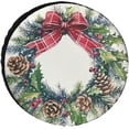 thumbnail image 1 of Premium Oxford Cloth Tire Cover - Christmas Tree Universal Fit Spare Wheel Protector for SUV, Truck, RV - Weather-Resistant, Dustproof, and UV Protection - Easy Installation - Ideal for Outdoor Use, 1 of 10